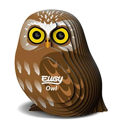 Immagine di EUGY 044 Gufo. Eco Friendly 3D Paper Puzzle