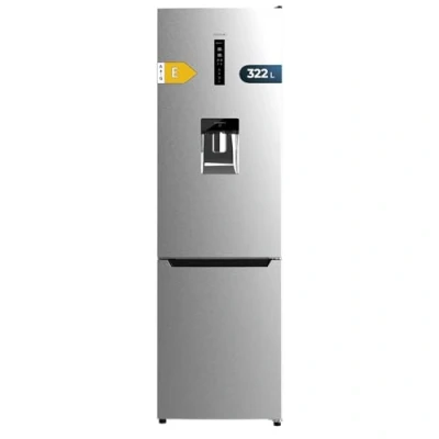 Immagine di Cecotec Frigorifero Combinato Bolero CoolMarket 322 WD Inox E. 185.5cm, 59.5cm, 322L, Inverter Plus, Total No Frost, Acqua, Classe D, Multi Air Flow, Fast Cooling, PRATICITÀ
