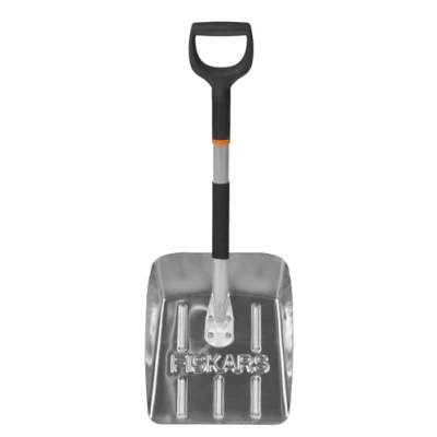Immagine di FISKARS Pala da Neve, Lunghezza 71 cm, Vanga Macchina, Alluminio, Nero/Argento, 1000740
