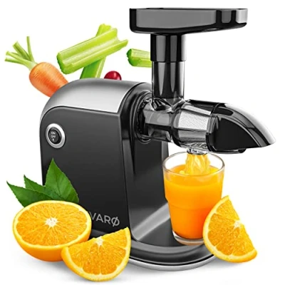 Immagine di Divaro [L&#039;originale] Slow Juicer spremiagrumi frutta e verdura [150 W] con funzione di inversione Spazzola per la pulizia Senza BPA