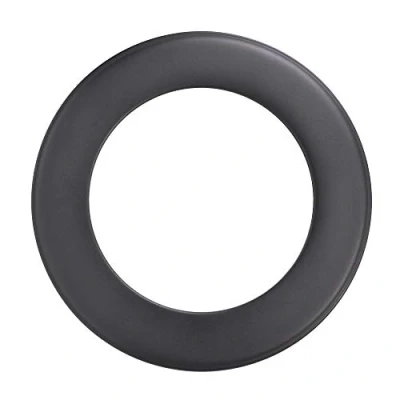 Immagine di FIREFIX R180/R Rosetta per canna fumaria da 2 mm, diametro 180 stufe e camini, Senotherm, colore: Nero