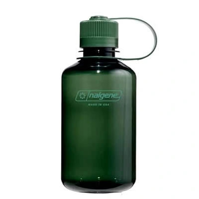 Immagine di Nalgene Sustain Tritan Borraccia senza BPA, realizzata con materiale derivato dal 50% di rifiuti plastica, 16 once, bocca stretta, giada