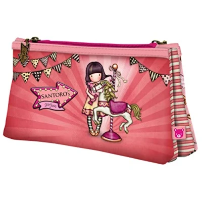 Immagine di SAFTA, Astuccio doppio Gorjuss Fairground Carousel 115 x 215 50 cm Unisex Bambini e ragazzi, multicolore, Talla única
