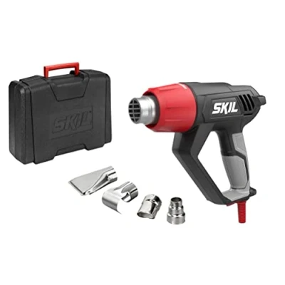 Immagine di SKIL Ventilatore ad aria calda 8003 FD (2000 Watt, temperatura di funzionamento: 70 C/450 C/600 C, flusso d&#039;aria 350 550 l/min, pistola termica con valigetta + ugelli, lunghezza cavo 2,75 m)
