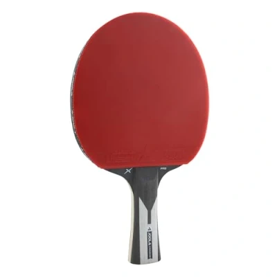 Immagine di Joola 54206 Carbon X Pro Racchetta da tennis tavolo approvata dalla ITTF per giocatori professionisti, 7 stelle, spessore spugna 2 mm, nero e grigio