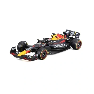 Immagine di Bburago May Cheong B18 38083V 1:43 F1 RED Bull Racing RB19 2023 con casco Verstappen, colori assortiti