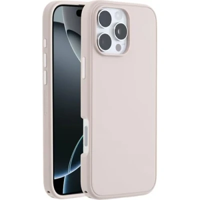 Immagine di OtterBox Cover Symmetry Series MagSafe per iPhone 16 Pro Max, custodia protettiva sottile antiurto, a prova di caduta, testata 3x vs norme MIL STD 810G, Rose