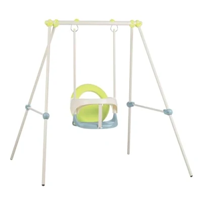 Immagine di Smoby Life Altalena per bambini in metallo Seggiolino sicuro, resistente ai raggi UV, interni ed esterni, con percentuale minima di riciclaggio al 19% a partire dai 6 mesi su
