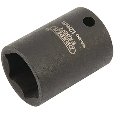 Immagine di Draper, 5022, Expert 05022 Square Drive Hi Torq 6 Point Socket Impact, 12 millimetri 1/4 di pollice