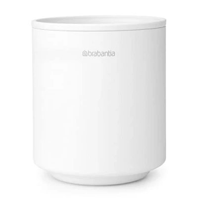 Immagine di Brabantia Mindset Portaspazzolino Spazio Per Più Spazzolini Antigraffio Facile da Pulire Metallo Resistente alla Corrosione Accessorio Bagno Infinite Grey 9.4 x 8.1 cm