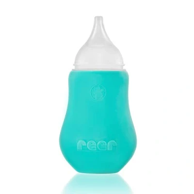 Immagine di reer 79112 Aspiratore per naso Soft&amp;Clean, punta morbida, particolarmente sicuro, bianco