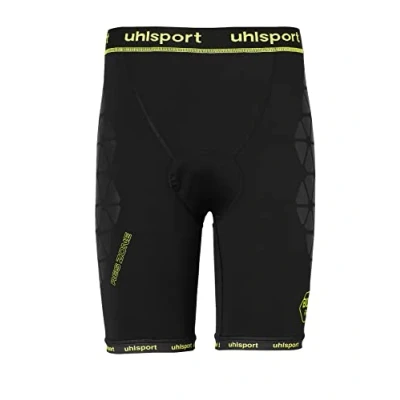 Immagine di uhlsport bionica Frame Unpadded Shorts, Unisex, BIONIKFRAME Unpadded, Giallo Fluo/Nero, M