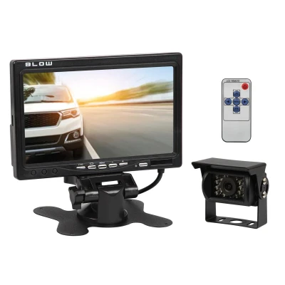 Immagine di BLOW BVS 549 78 600# Retrocamera 170 con monitor, telecomando F=2.5 / F=2.0, V Sync 50/60 Hz videocamera IP67