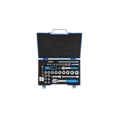 Immagine di Gedore D30 TX20 U 20 Kit di chiavi a bussola metrico 3/8 (10 mm), 1/4 (6.3 mm) 50 parti 2075695