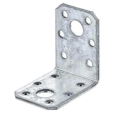 Immagine di Alberts 332334 Squadretta di giunzione angolare, zincata con procedimento Sendzimir, 50 x 35 mm, Set da 6