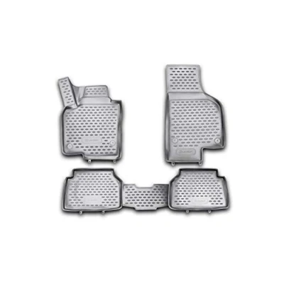 Immagine di Element tappetini in Gomma 3D Premium su Misura Adatti per Volkswagen Tiguan, MK 1 (I), 2007 2016, Fuoristrada 5 Porte, 4 Pezzi.