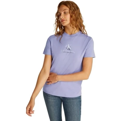 Immagine di Calvin Klein Jeans Shadow Graphic Regular TEE Tshirt con stampa, Donna, Taglia: Medium, Persian violet