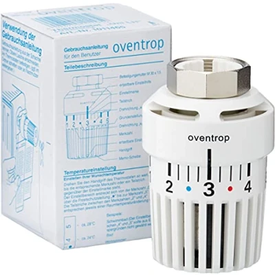 Immagine di Oventrop Termostato Uni LH M30 x 1,5 con impostazione zero 7 28C, la confezione può variare