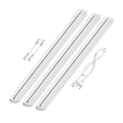 Immagine di ledscom.de Luce LED sotto il mobile LIWO 91cm, girevole, 1444lm ciascuno, bianco caldo Set di 3