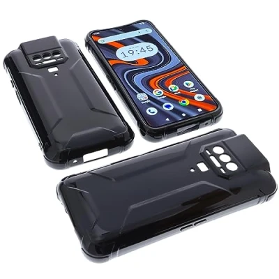 Immagine di foto kontor Custodia compatibile con cellulari Cubot Kingkong Power cover in gomma TPU di colore nero