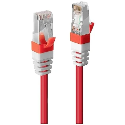 Immagine di LINDY 45389 RJ45 CAT 6A S/FTP 7.50 m Rosso 1 pz.