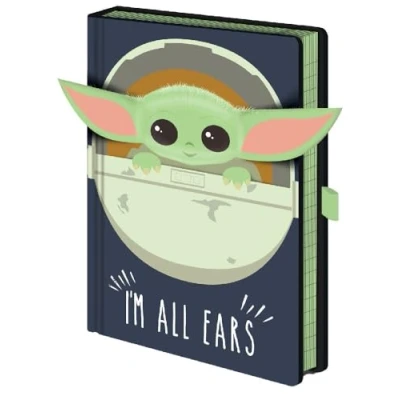 Immagine di Star Wars Notebook Premium A5 The Mandalorian (I&#039;m All Ears Crib)