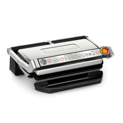 Immagine di Moulinex Optigrill+ XL, Griglia Elettrica da Interno Ideale per Cucinare Carne, Pesce e Verdure, Indicatore di Cottura 9 Programmi Automatici, Piastre Antiaderenti, GI722D