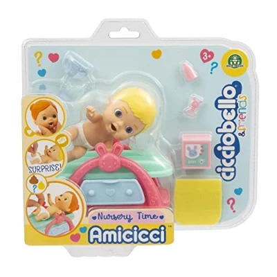 Immagine di Amicicci CICCIOBELLO Nursery Time Cicciobello, Playset per Il Cambio del Bebè, Bambine a Partire dai 3 Anni, CC014100, Giochi Preziosi