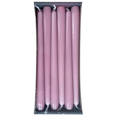 Immagine di Nordring 12 candele a punta 2,3 cm x 25 di altezza, lilla