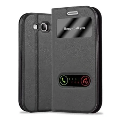 Immagine di Cadorabo Custodia Libro per Samsung Galaxy S3 / Neo in Nero COMETA con Funzione Stand e Chiusura Magnetica Portafoglio Cover Case Wallet Book Etui Protezione