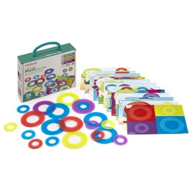 Immagine di Miniland Translucent Math Color Rings Giocattolo di Sviluppo Anelli traslucidi Adatti per tavoli Luminosi, M, 32160