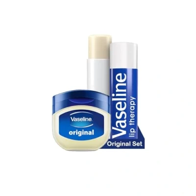 Immagine di Vaseline Lip Therapy Original Set di Balsamo labbra nutriente e Stick Per un&#039;idratazione ottimale (Original Set)