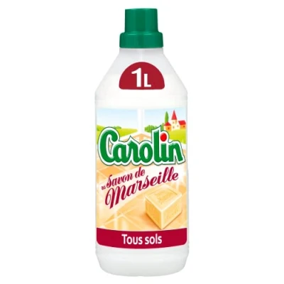 Immagine di Carolin Detergente per pavimenti Sapone di Marsiglia 1 litro Set 2