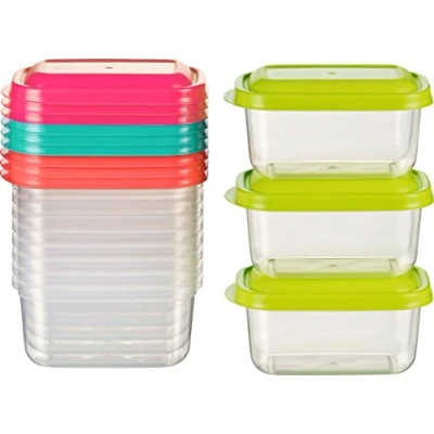 Immagine di Kigima Mini Contenitore per congelatore Alimenti colorato (0,25l Rettangolare (12 Pz))