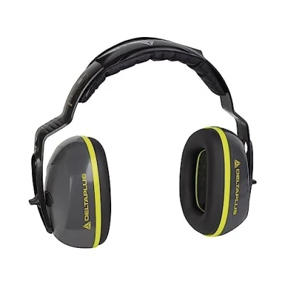 Immagine di Delta PLus SNR 26 dB Casco da lavoro con paillettes ABS Archetto regolabile flessibile imbottito Delaplus Interlac Light