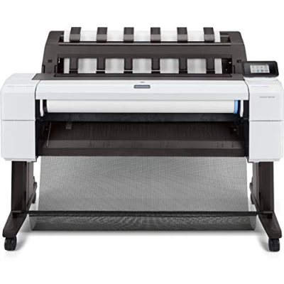 Immagine di HP DesignJet T1600dr 3EK12A, da 91 cm, Velocità 180 Stampe A1 all’ora, Grammatura 60 a 328 g/m², LAN Gigabit, USB, Wi Fi, Piedistallo e Doppio Rotolo Incluso, Bianco