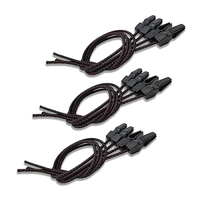 Immagine di Magma 12 Cavi Elastici per il Cartello Carichi Sporgenti Ganci di Fissaggio 50cm Panello Segnalazione Portabici Bici Moto Oggetti con Occhielli, Tendoni Teloni. Bungee Lunghezza regolabile