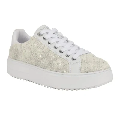 Immagine di GUESS Denesa, Scarpe da Ginnastica Donna, Bianco Avorio 154, 42.5 EU