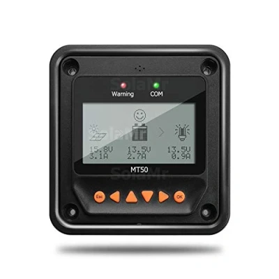 Immagine di EPEVER® Misuratore Remoto MT50, Display LCD per Regolatore di Carica Solare Serie Tracer AN, BN, LandStar B, ViewStar BN MT50