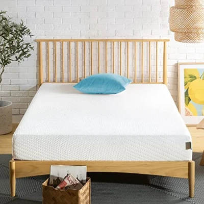 Immagine di Zinus Essential Materasso 160x190 cm 20 di altezza in memory foam al tè verde Certificato OEKO TEX