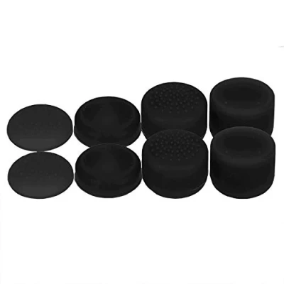 Immagine di Confezione di 8 cappucci (rialzati e non) per le levette analogiche dei controller PS4, PS3, Switch Pro, Xbox One, 360, Wii U, PS2