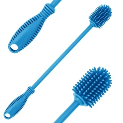 Immagine di 1 Pezzo Silicone Bottiglia Spazzola di Pulizia con Manico Lungo per Biberon,Hydro Flask,Bottiglia Sport,Vaso,Vetro, Piccole Aperture