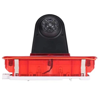 Immagine di HD CCD Impermeabile Night Vision a colori Retrovisore luce freno Terzo tetto Top Mount Telecamera inversa Angolo regolabile per Fiat Doblo 263 van/Opel Combo (HD Retromarcia)