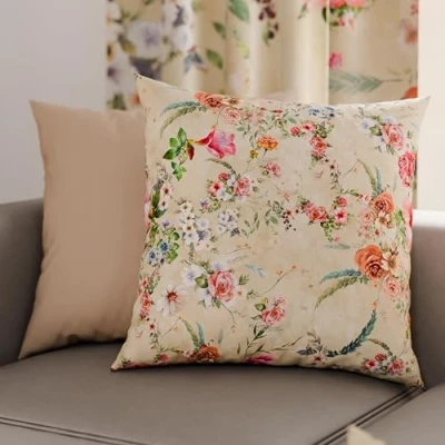 Immagine di PETTI Artigiani Italiani Coppia di Federe Cuscino 65x65 cm in Microfibra, Cuscini Arredo Camera da Letto, Divano, Salotto, Set 2 Fodere Copricuscino, Federa Spring Tortora, 100% Made Italy
