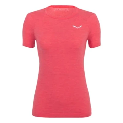 Immagine di SALEWA Zebru Fresh Amr W T Shirt. Maglietta, Rosso (Calypso Coral), 40 Donna