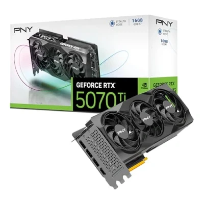 Immagine di PNY Scheda Grafica GEFORCE RTX™ 5070 Ti 16GB Triple Fan DLSS4