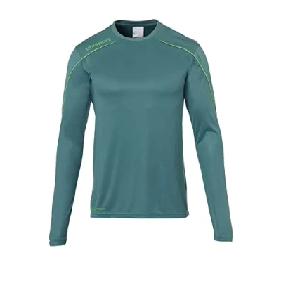 Immagine di uhlsport Stream 22 Maglia a Maniche Lunghe da Uomo, Maglietta, 100347813, Fir Grün/Fluo Grün, XL