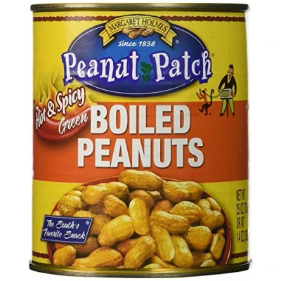 Immagine di Margaret Holmes Peanut Patch Hot and Spicy Green Boiled Peanuts Net Wt 25 Oz