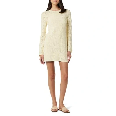 Immagine di The Drop Abito da Donna, Laney, Micro Corto, all&#039;Uncinetto, Betulla, 3XL Plus, Taglia Forte
