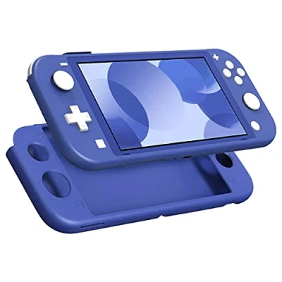 Immagine di MoKo Custodia Protettiva Compatibile con Switch Lite, Case in Silicone per Giochi Console, Cover Accessori Console e Controller, Blu